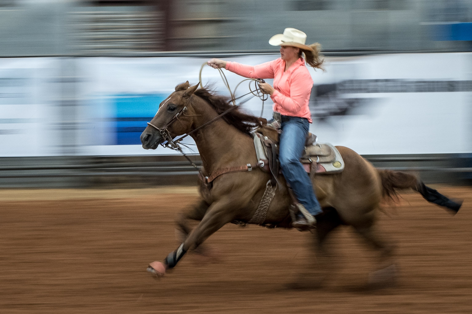 Joeper Rey Rojas Roper at the Gallop, Dripping Springs Rodeo | Dave Wilson Photography